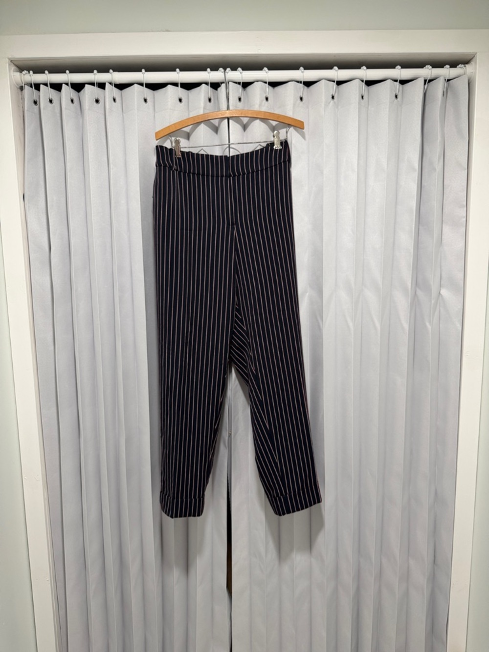 Lane Bryant black Pinstripe womens Dress Pants